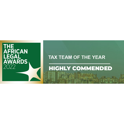 Africa Legal Awards 2022 – Tax Team of the Year